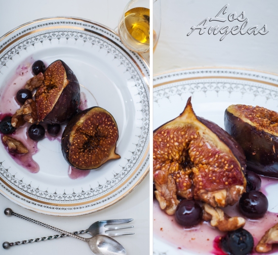 Figs with berries, walnuts and honey 4